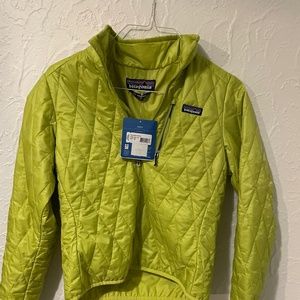 Half zip , green Patagonia Jacket